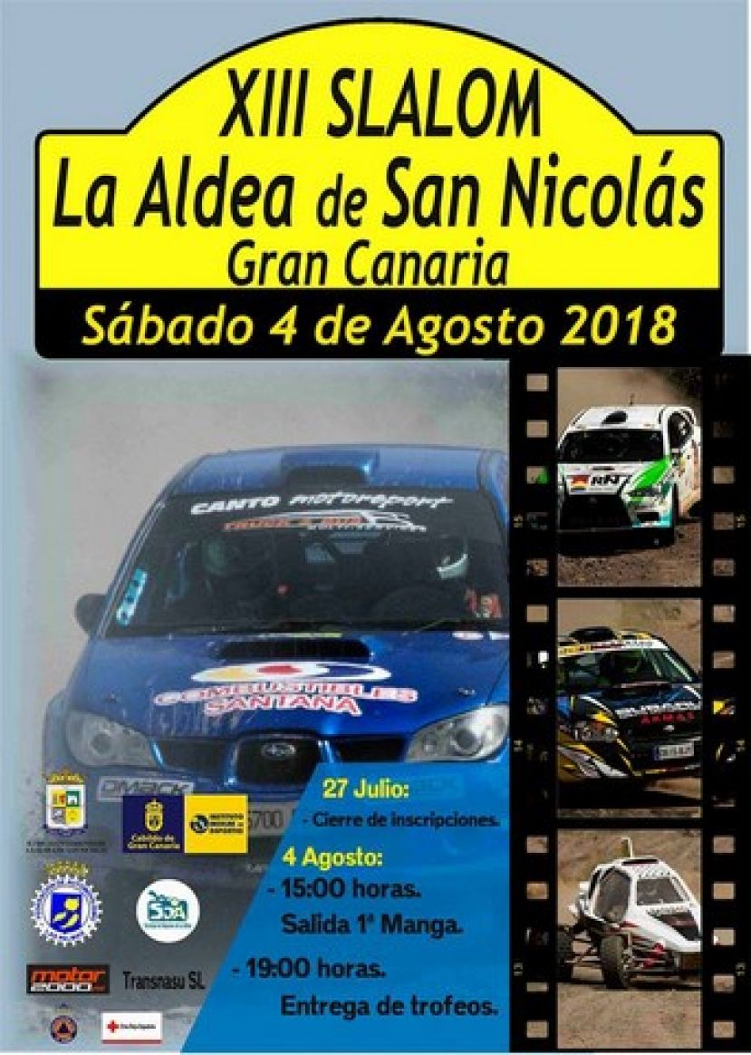 XIII Slalom La Aldea de San Nicolás Gran Canaria, este sábado día 4