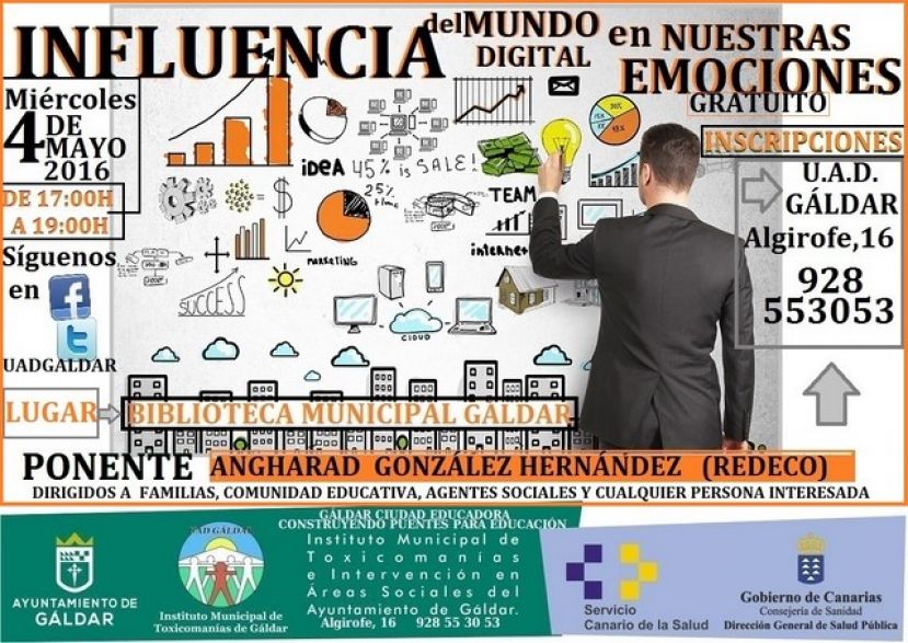 G&aacute;ldar: Nuevo taller titulado &ldquo;Influencia del mundo digital en nuestras emociones&rdquo;