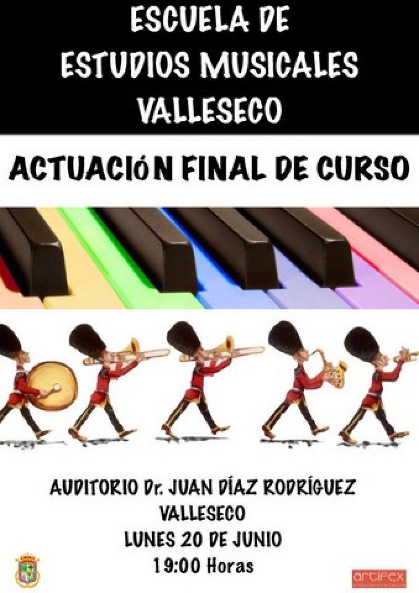 Valleseco: Audición final de curso de la Escuela de Estudios Musicales