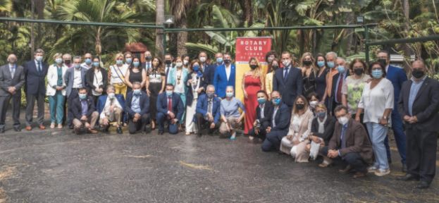 Acto del Club Rotario de Arucas con asistencia de los Empresarios del Atl&aacute;ntico
