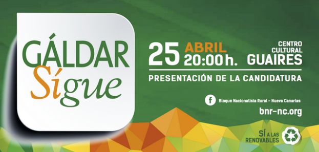 Gáldar: El BNR-NC presentará el sábado 25 su candidatura 2015-2019