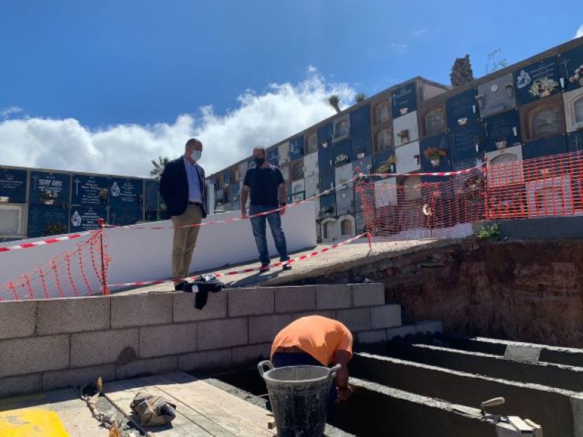 El Ayuntamiento de Guía amplía la capacidad del cementerio de La Atalaya