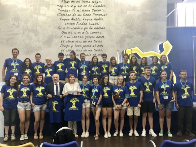 24 j&oacute;venes de la Pen&iacute;nsula y Tenerife participan en un campo de trabajo