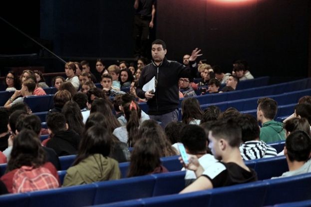 Simulacro para poner a prueba los sistemas de evacuaci&oacute;n del Teatro Cuy&aacute;s