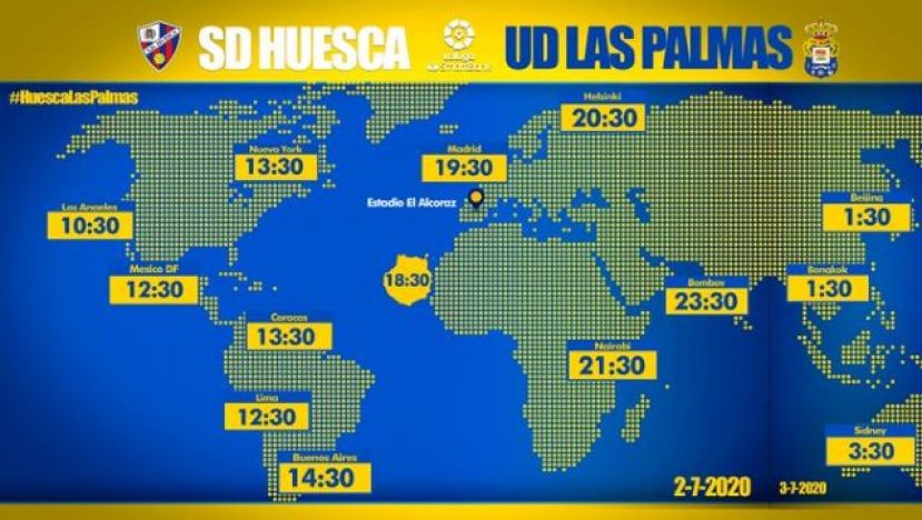 Radio Faro del Noroeste retransmite desde las 17.30 horas, SD Huesca - UD Las Palmas