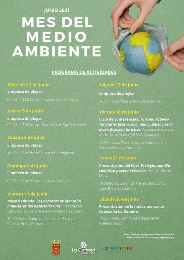 La Gomera se une para conmemorar el mes del Medio Ambiente