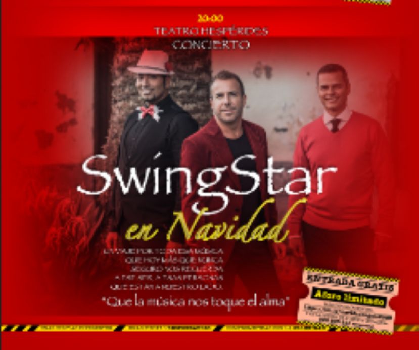 El lunes se podr&aacute;n retirar las entradas gratuitas para el Concierto de SwingStar