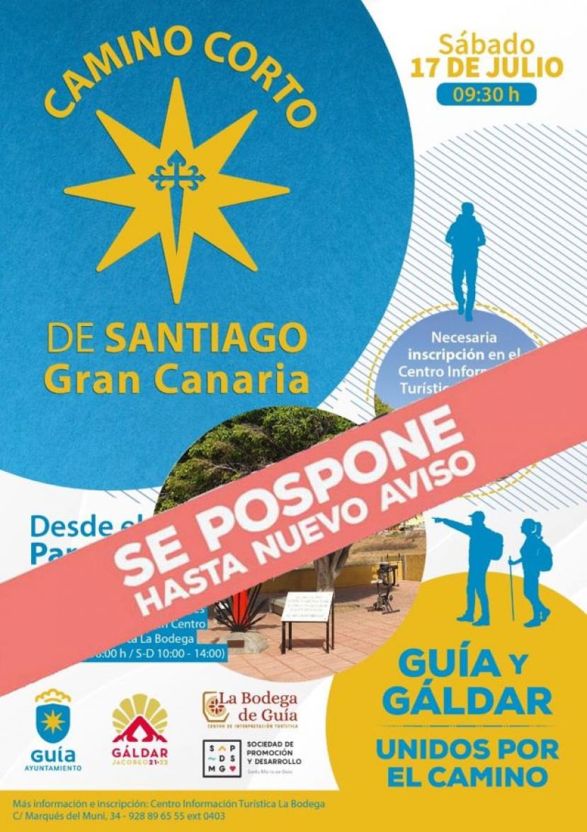 Guía: Se aplaza la ruta de este sábado por el Camino de Santiago desde El Bardo