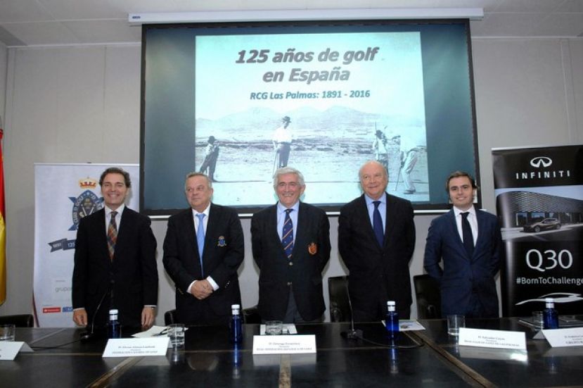 Presentación del 125 aniversario del Real Club de Golf de Las Palmas