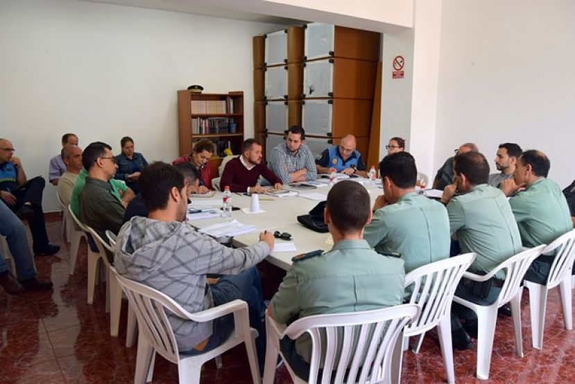 G&aacute;ldar: Celebrada la Junta de Seguridad de las Fiestas de San Isidro