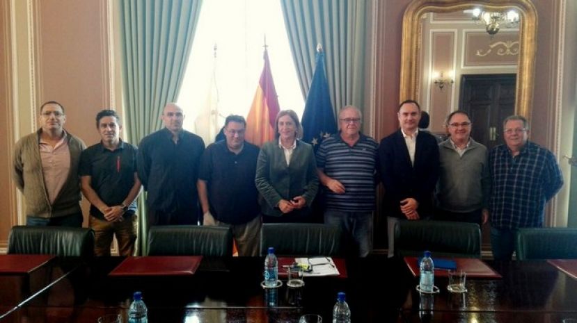 La Asociación de Clubes de Élite de Gran Canaria se reúne con Mercedes Roldós