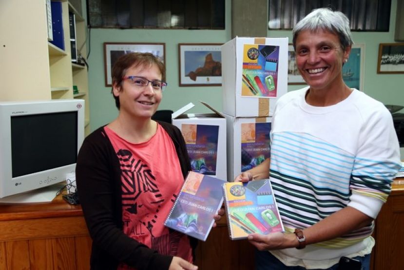 Valleseco: Los escolares han recibido las agendas escolares