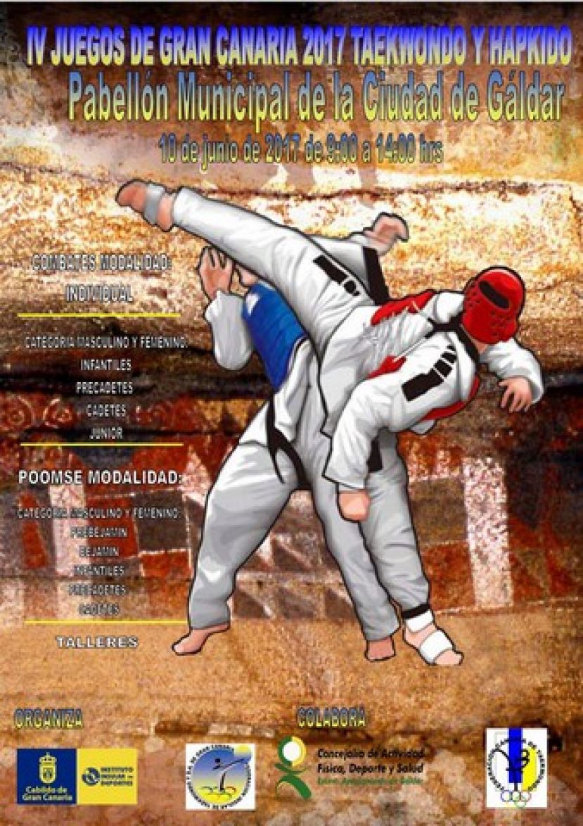 G&aacute;ldar acoge los IV Juegos Insulares de Taekwondo