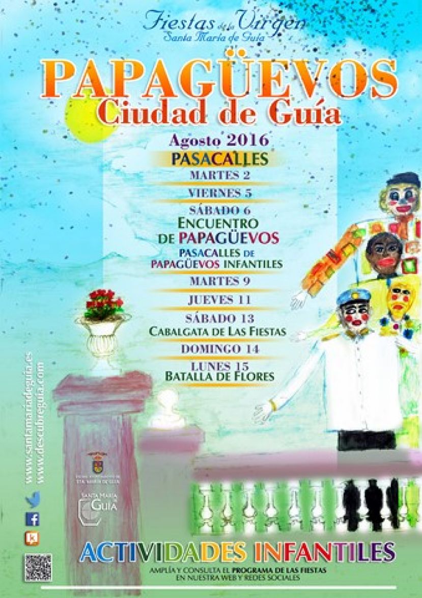 Cerca de una treintena de Papagüevos  llenarán mañana la Plaza Grande de Guía
