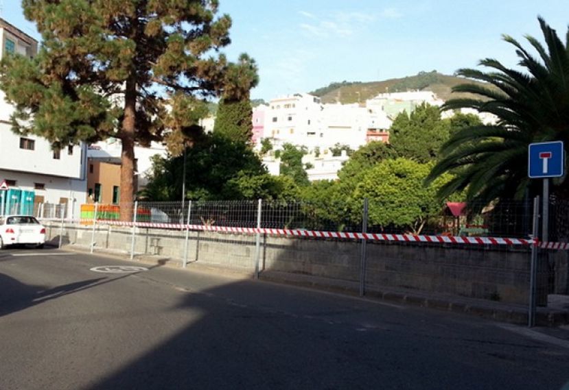 Teror: Comienza la mejora del parque de Puente del Pino