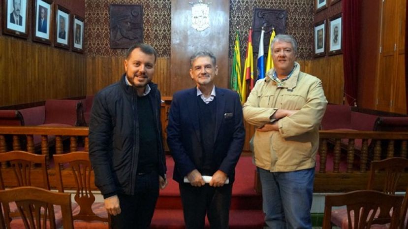 G&aacute;ldar: Visita institucional del Consejero de Hacienda y Presidencia del Cabildo