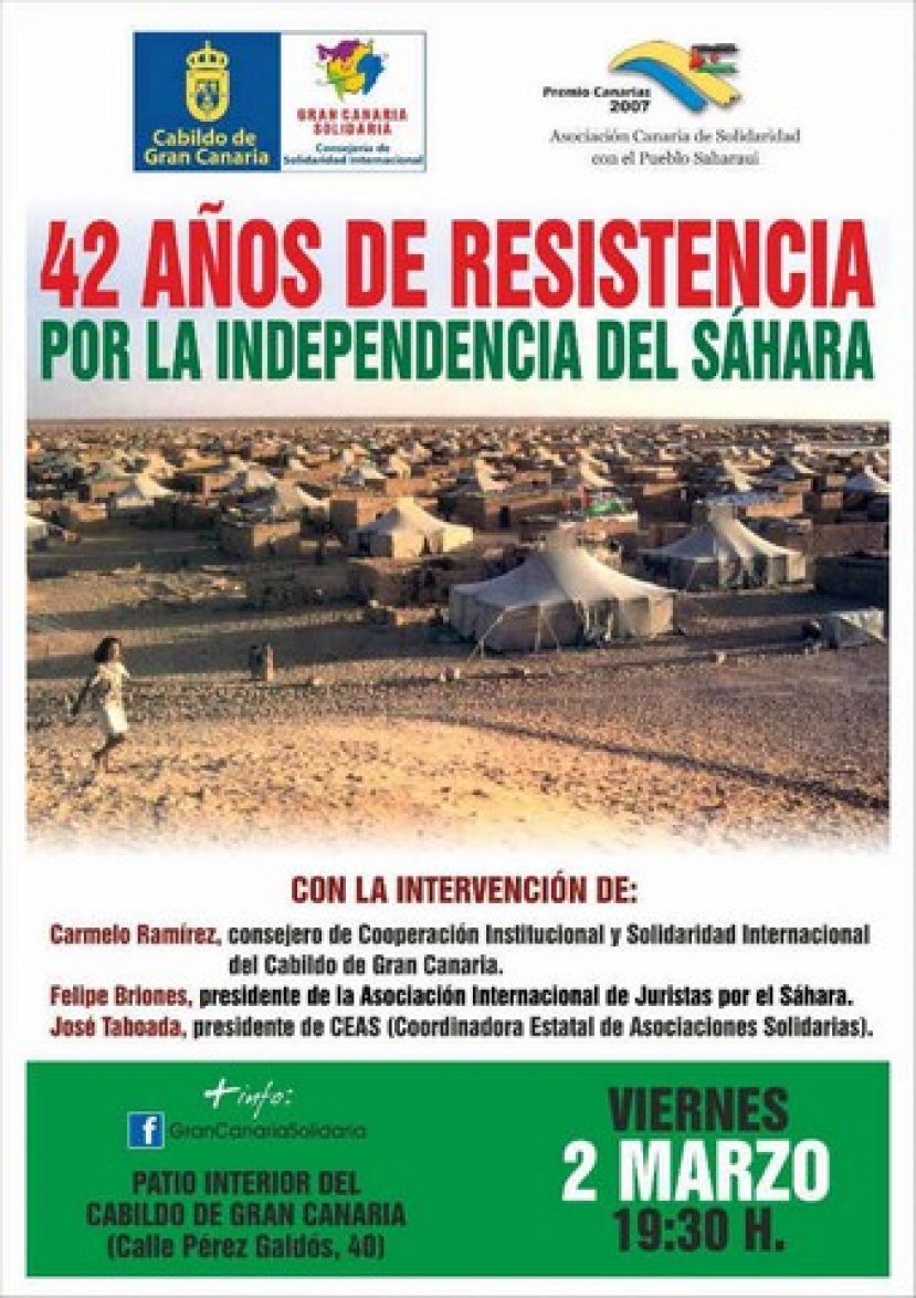 Tres conferencias por el 42º aniversario de la proclamación de la RASD