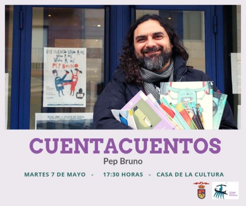 El reconocido narrador Pep Bruno participa en un Cuentacuentos en Familia