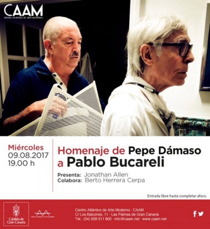 Pepe D&aacute;maso rinde homenaje a Pablo Bucareli con una &lsquo;performance&rsquo;