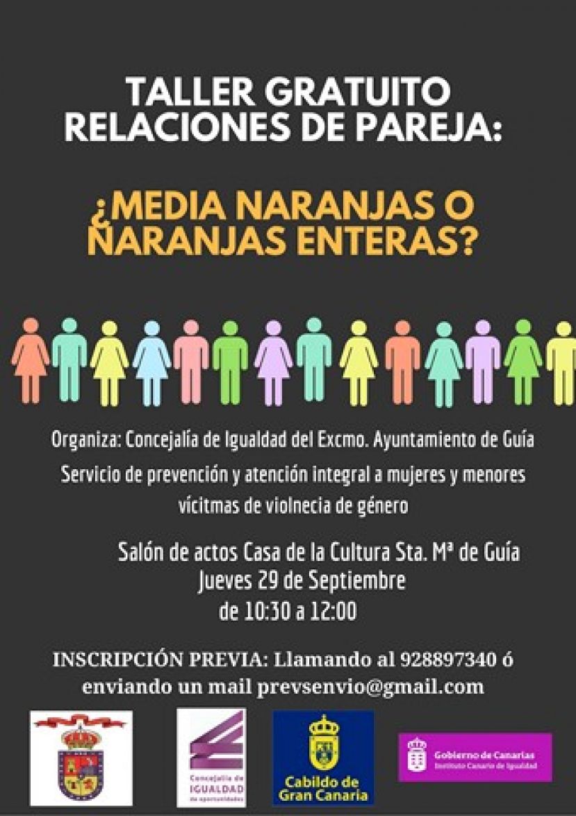 Taller organizado por la Concejalía de Igualdad de Santa María de Guía