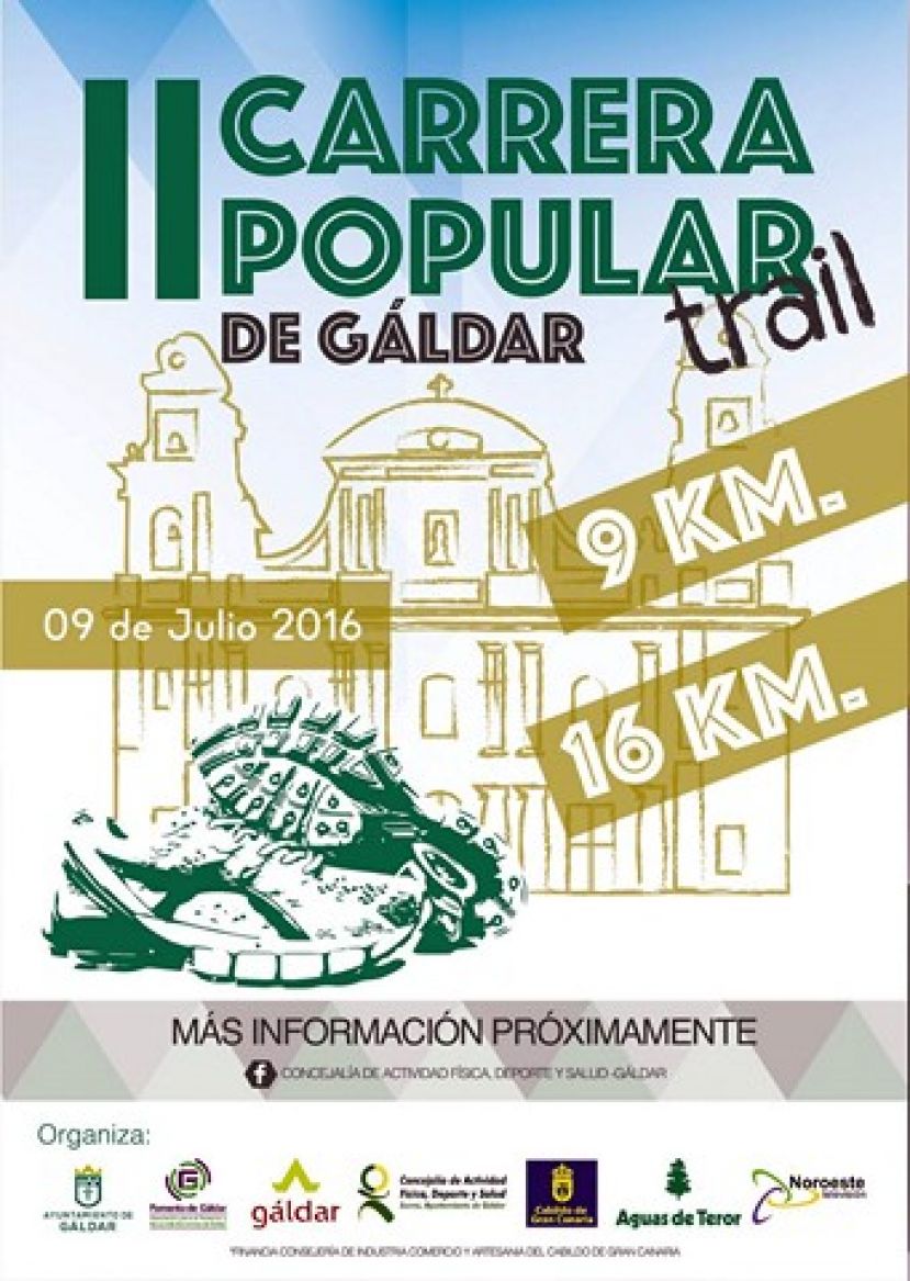 La II Carrera Popular Trail de &ldquo;G&aacute;ldar&rdquo; se celebrar&aacute; el pr&oacute;ximo 9 de julio