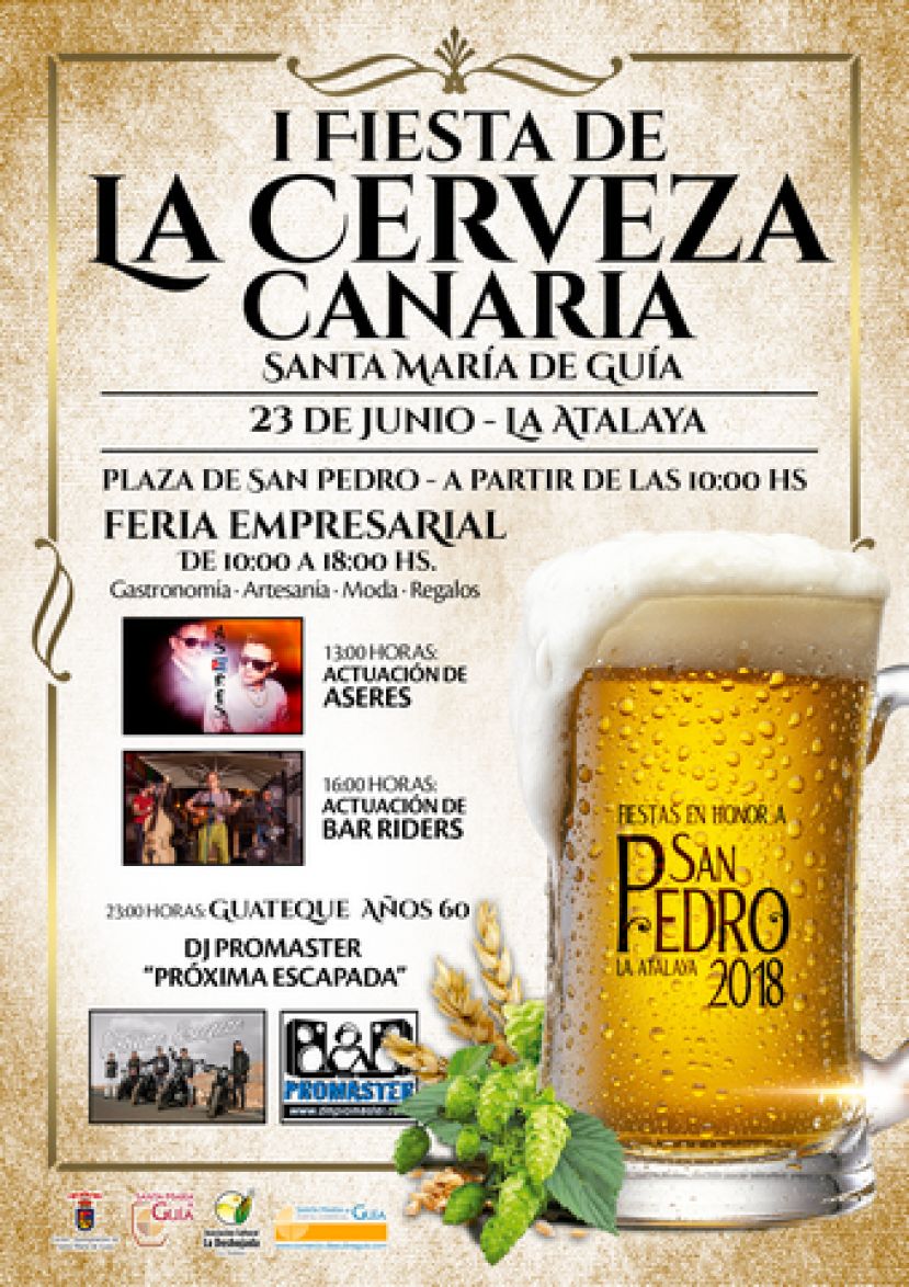 Guía: La Plaza de La Atalaya acoge este sábado la I Fiesta de la Cerveza Canaria