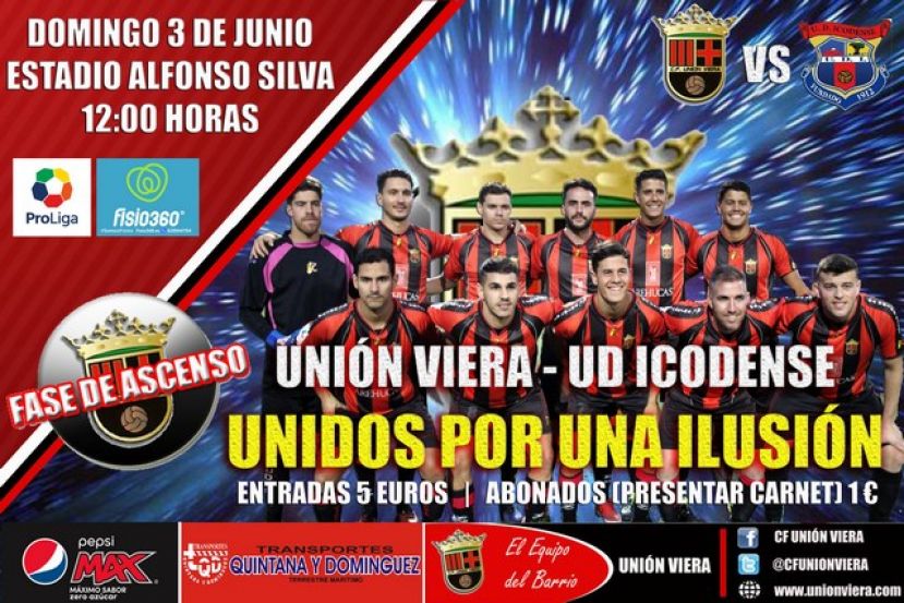 F&uacute;tbol: Listos para el primer asalto a Tercera Divisi&oacute;n, Uni&oacute;n Viera - Icodense