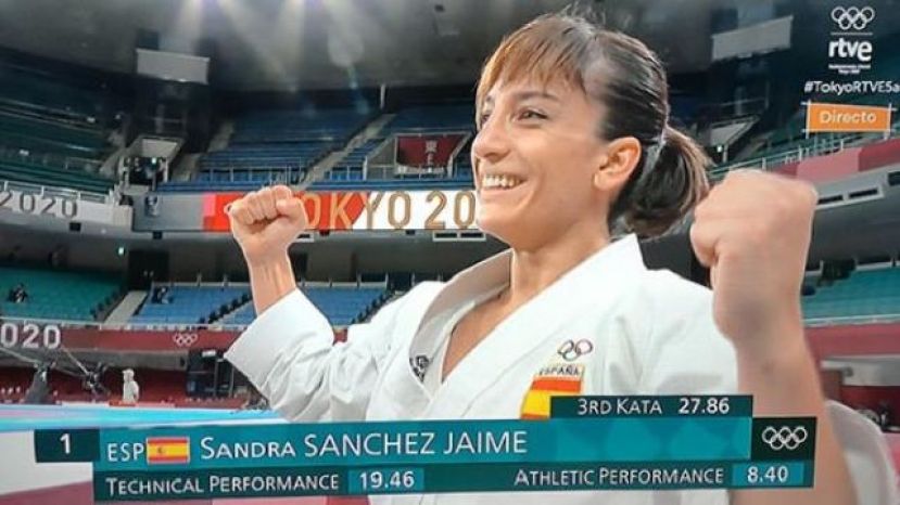 La española Sandra Sánchez, medalla de oro en Tokio con 39 años