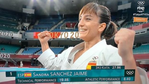 La espa&ntilde;ola Sandra S&aacute;nchez, medalla de oro en Tokio con 39 a&ntilde;os