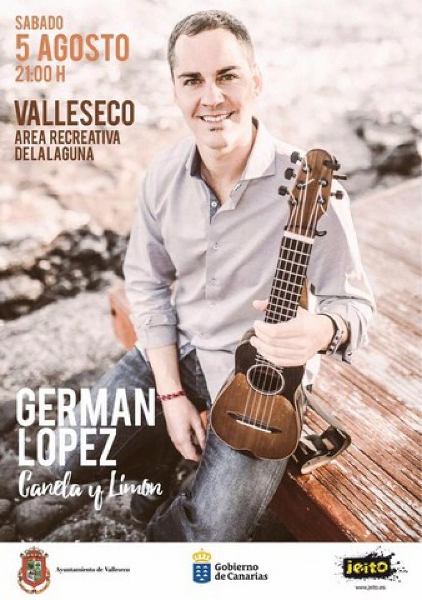 Valleseco: German L&oacute;pez y su timple en 'Canela y Lim&oacute;n' el s&aacute;bado 5 de agosto
