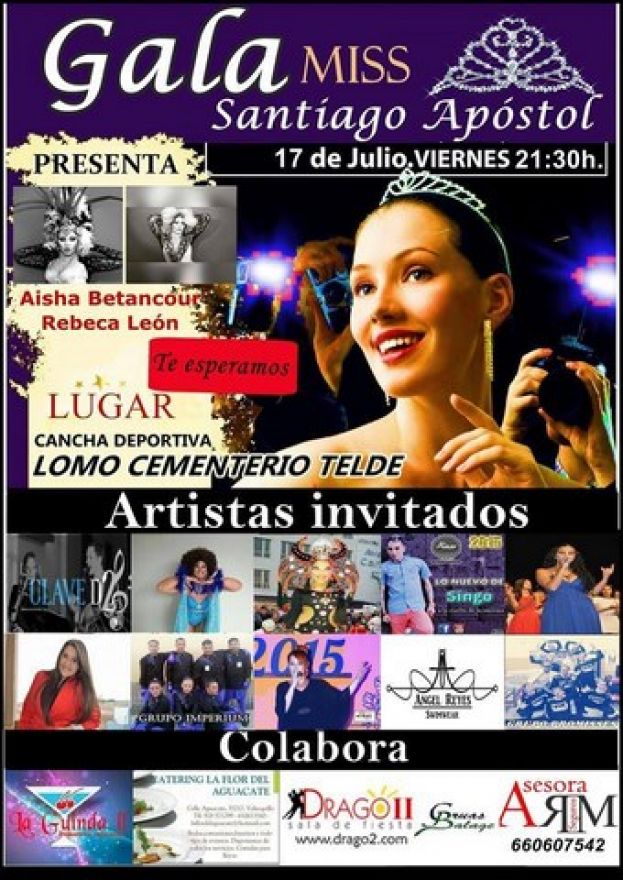 Lomo Cementerio elige a su Miss dentro de las Fiestas de Santiago Apostol