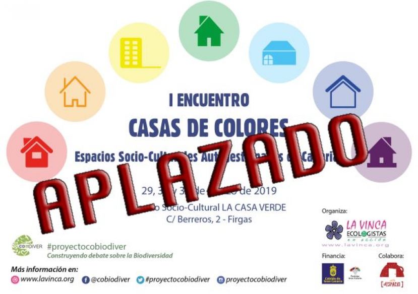 Firgas: Se aplaza hasta nueva fecha el primer Encuentro "Casas de Colores"