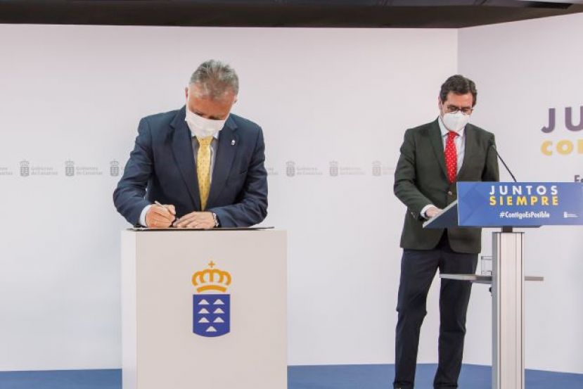 El Gobierno de Canarias firma con la Fundación CEOE el acuerdo de adhesión al ‘Plan Sumamos Salud+Economía’