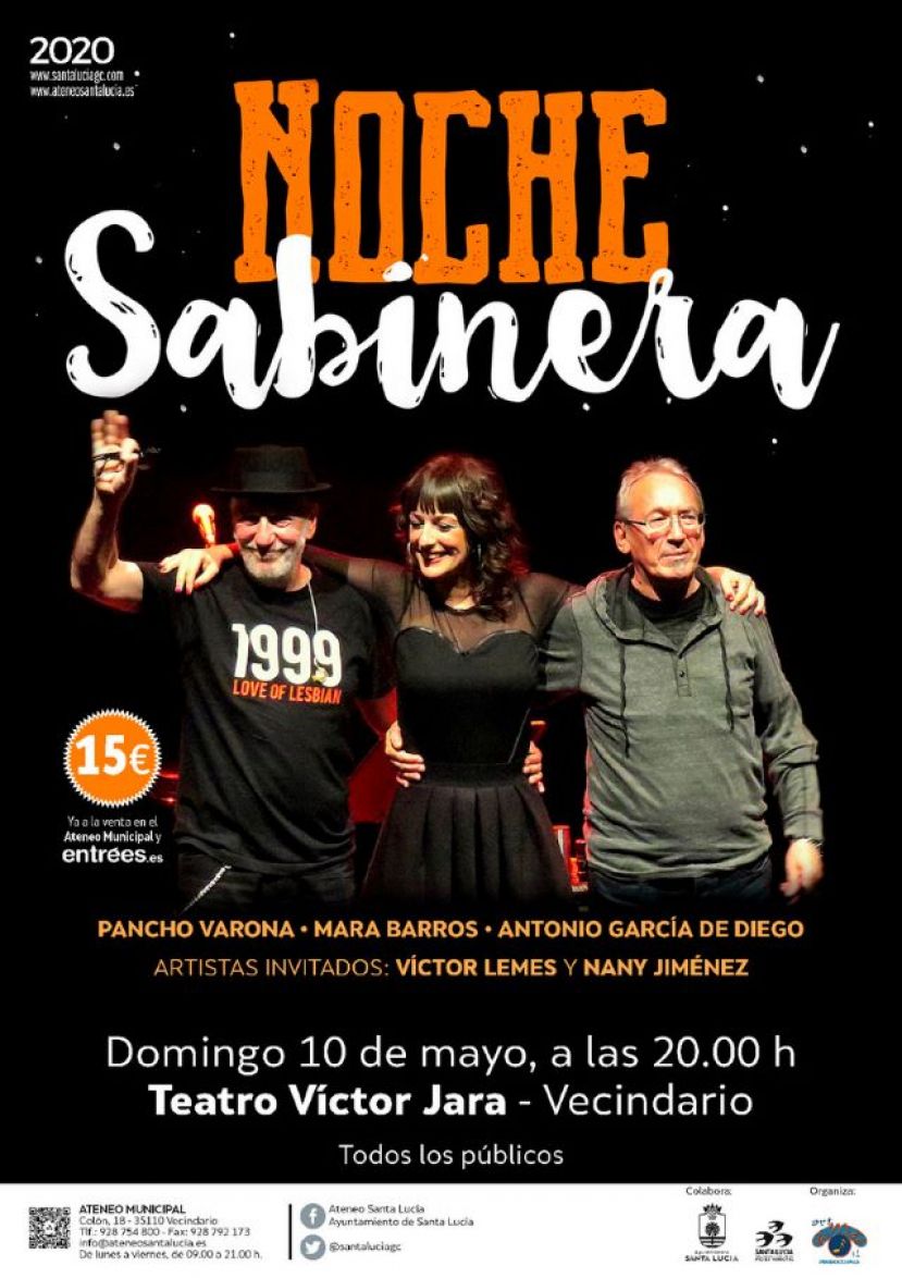 Vecindario: El Víctor Jara tendrá en mayo una “Noche Sabinera”