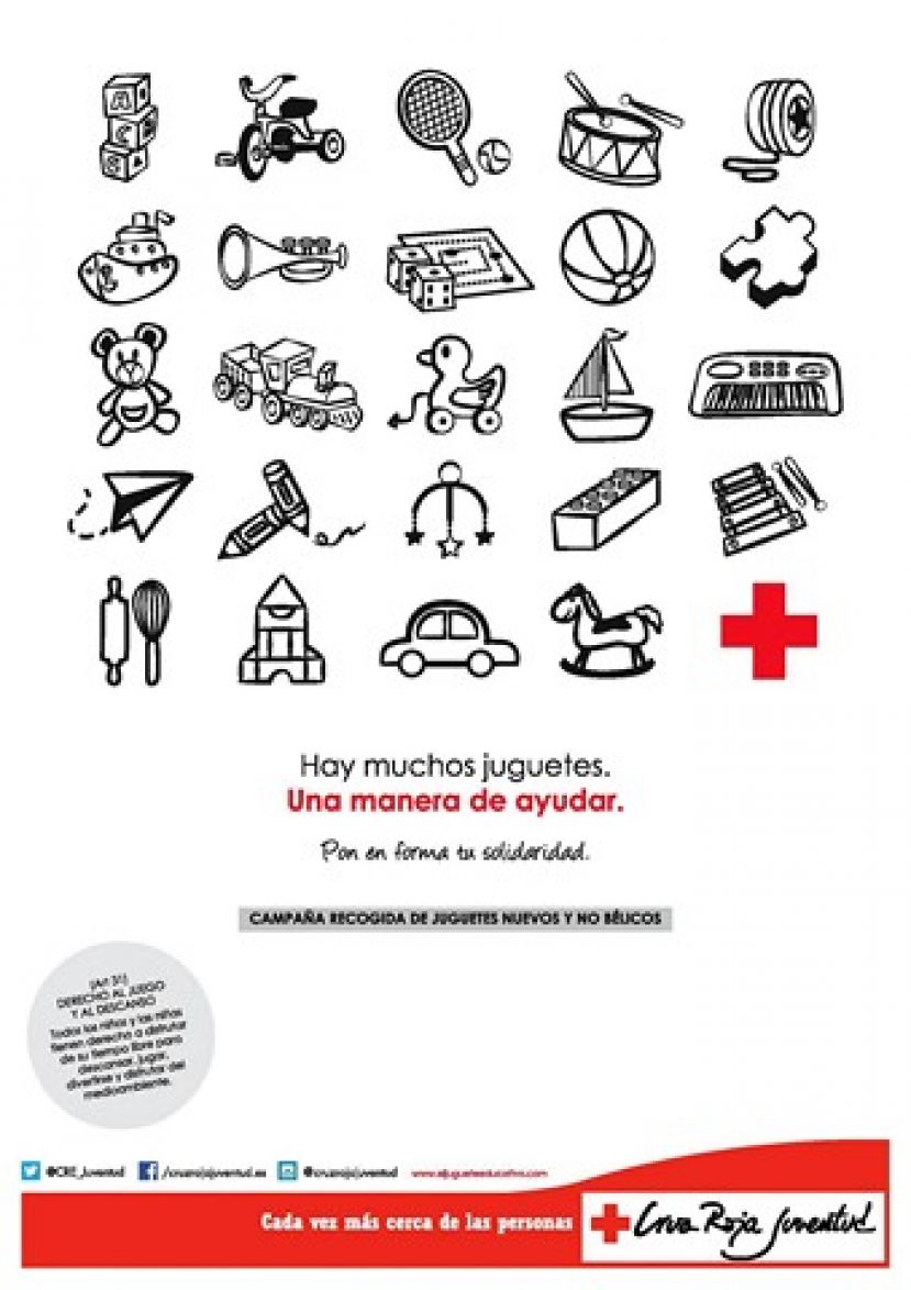 Campa&ntilde;a de Cruz Roja Juventud: &ldquo;Hay muchos juguetes, una manera de ayudar&rdquo;