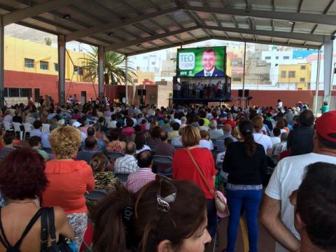 M&aacute;s de 1.000 personas en el acto central de campa&ntilde;a del BNR-NC