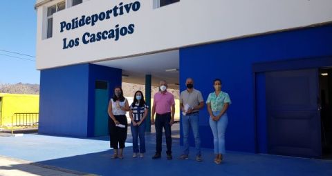 La Aldea renueva el pabellón cubierto de la zona deportiva de Los Cascajos