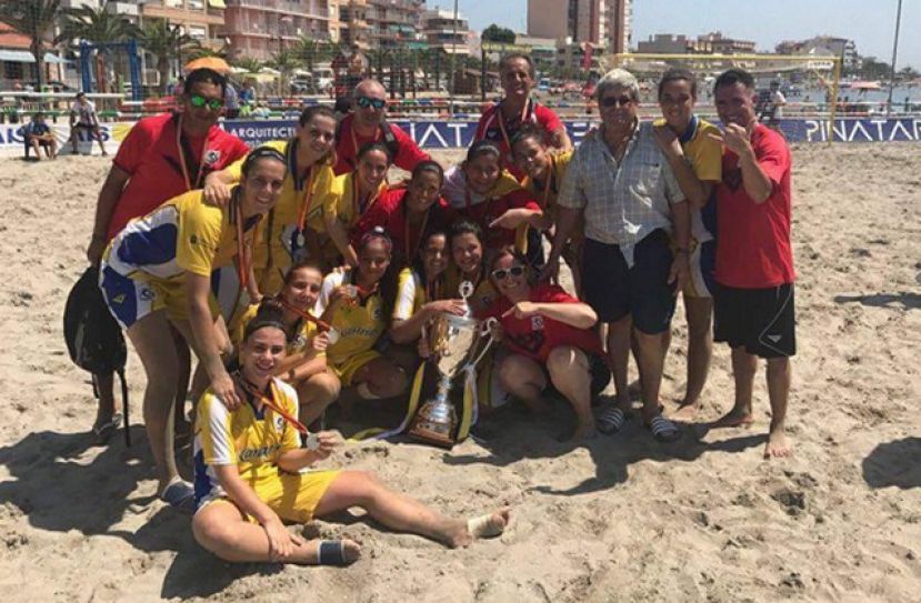 La deportista terorense Yanira Morán subcampeona de España de Fútbol Playa