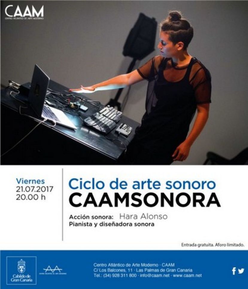 La pianista y compositora Hara Alonso interpreta una acci&oacute;n sonora inspirada en Canarias