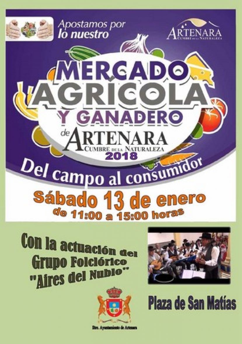 Artenara: Primer Mercado Agr&iacute;cola y Ganadero de Artenara en el 2018
