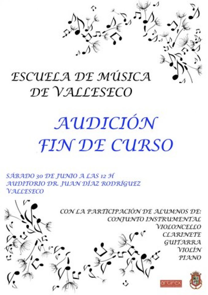 La Escuela de M&uacute;sica de Valleseco realiza su audici&oacute;n fin de curso