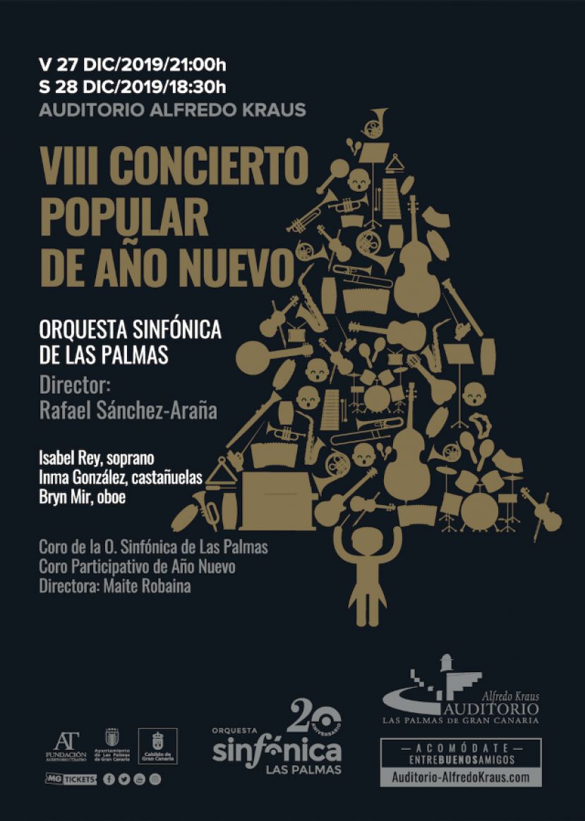Gu&iacute;a: Salida al concierto de A&ntilde;o Nuevo de la Orquesta Sinf&oacute;nica de Las Palmas