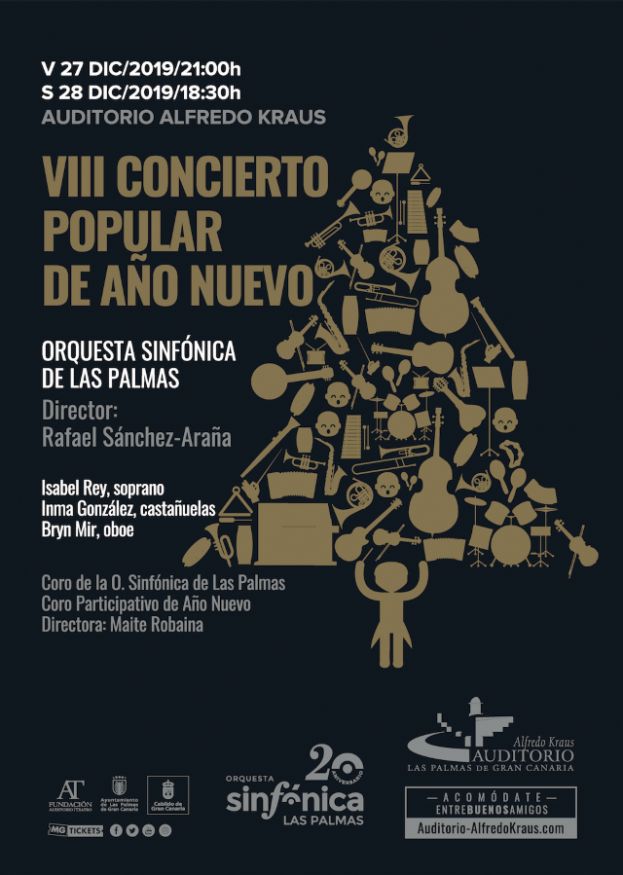 Gu&iacute;a: Salida al concierto de A&ntilde;o Nuevo de la Orquesta Sinf&oacute;nica de Las Palmas