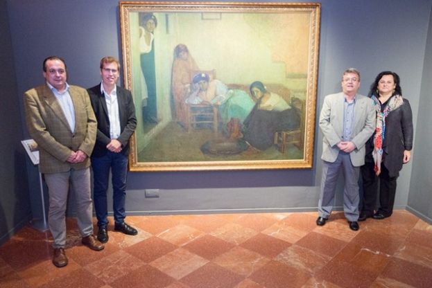 El cuadro "Vividoras del amor" se suma a la exposición permanente de la Casa de Colón