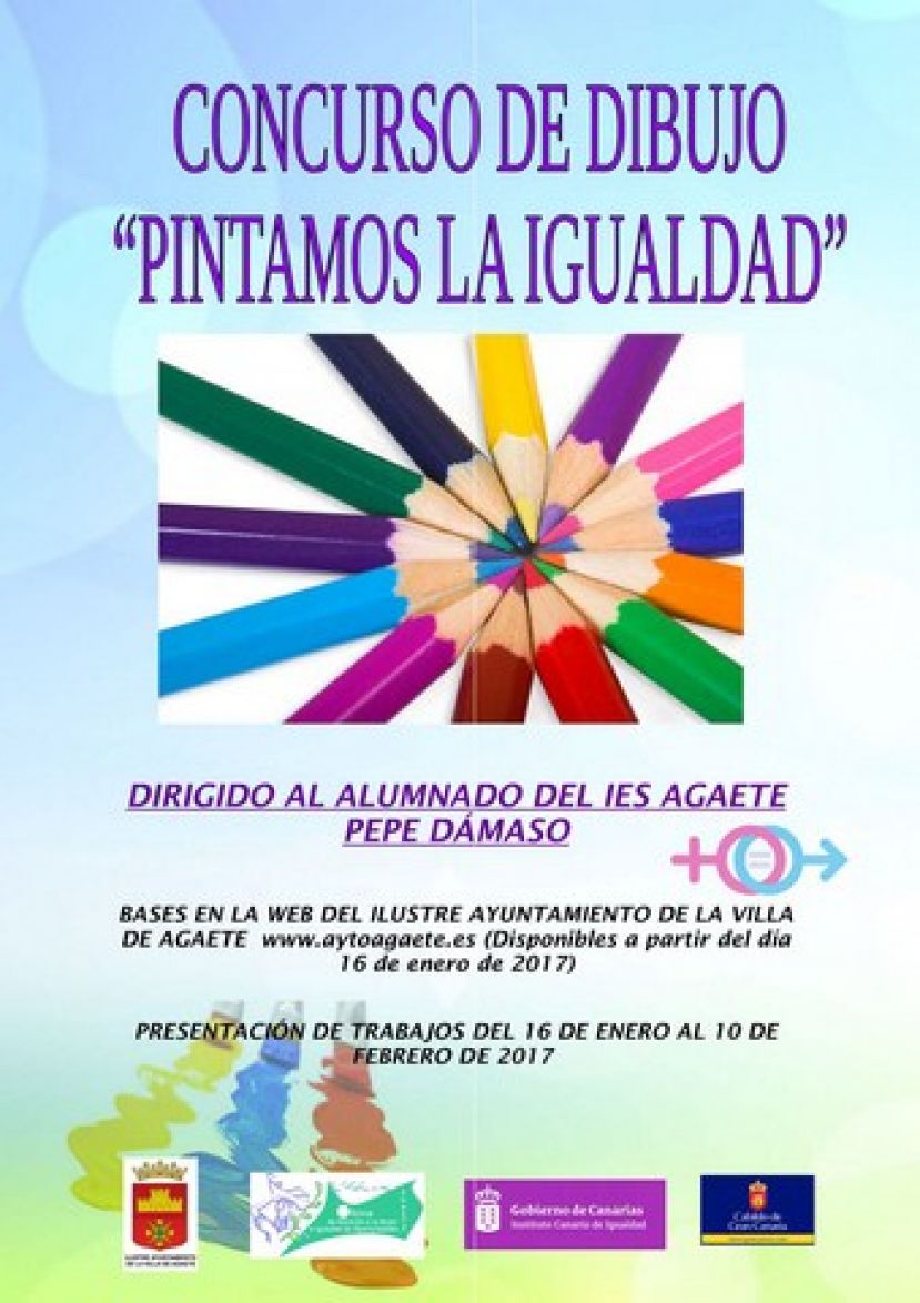 Agaete: Bases del Concurso de Dibujo "Pintamos la Igualdad"