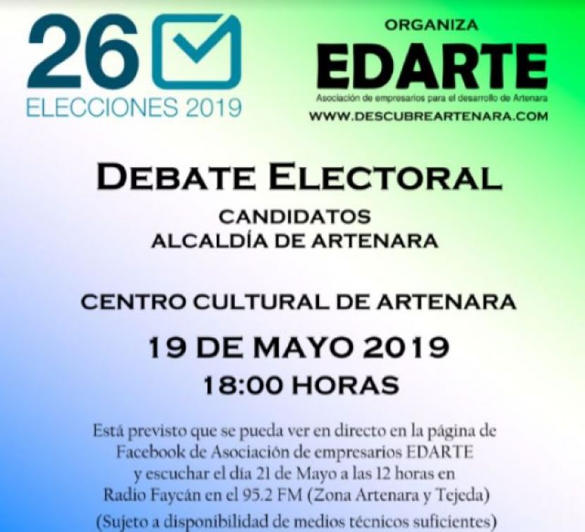 Artenara: Primer debate electoral con dos de las cinco candidaturas a la alcald&iacute;a