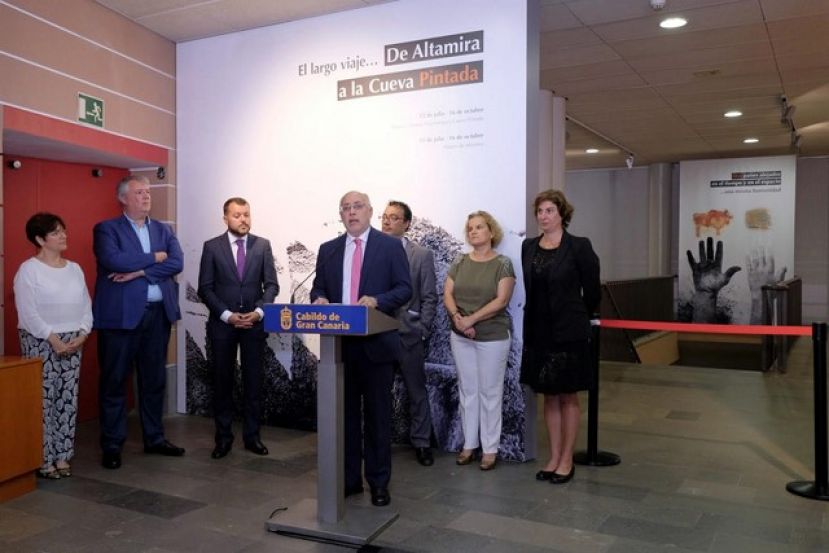 Las antiguas sociedades rupestres de Gran Canaria y Altamira se dan la mano