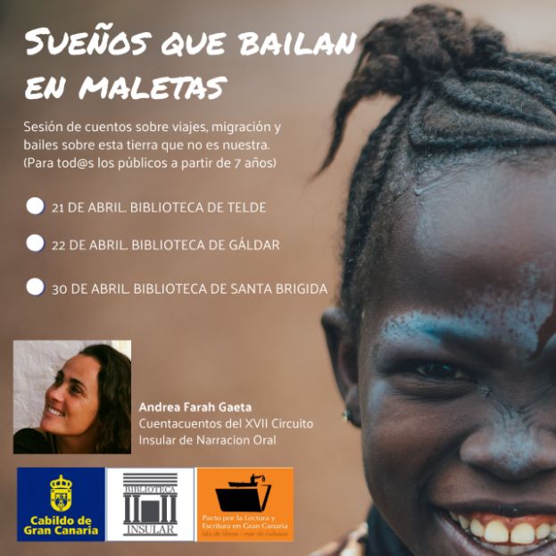 G&aacute;ldar: Andrea Farah presenta en la Biblioteca &ldquo;Sue&ntilde;os que viajan en maletas&rdquo;