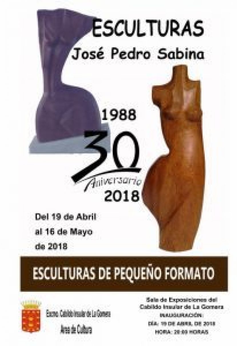 El Cabildo de La Gomera acoge la exposici&oacute;n del escultor Jos&eacute; Pedro Sabina