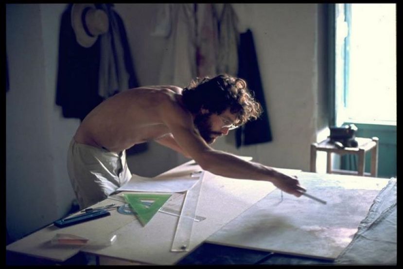 El artista Alfonso Crujera imparte una charla sobre su obra en la Biblioteca del CAAM